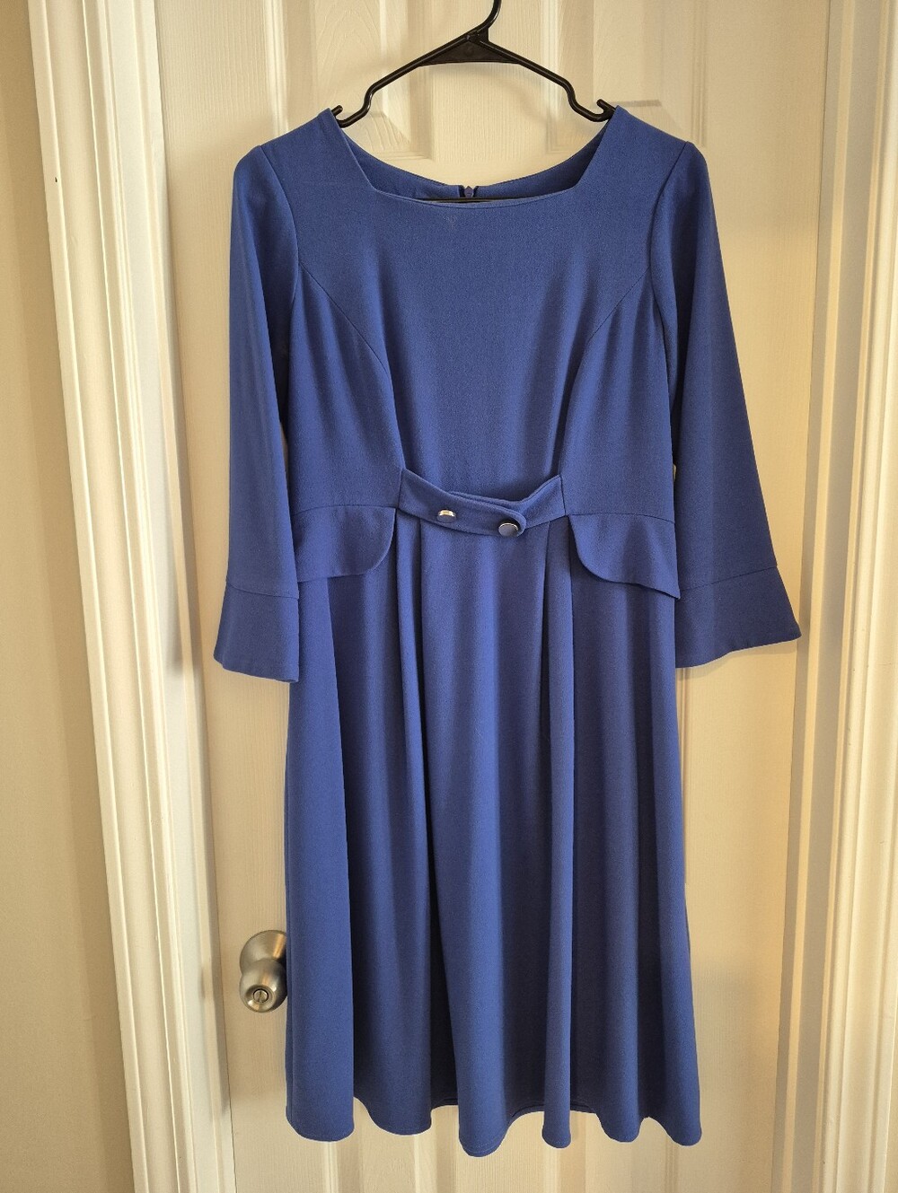 LUXE By Seraphine Royal Blue Maternity Dress